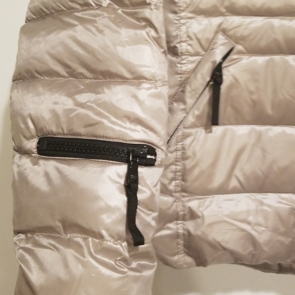 💕ANDREW MARC💕 Puffer Coat Champagne Medium - Picture 2 of 8
